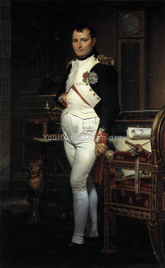 Napoleon in his Study - 雅克-路易·大卫